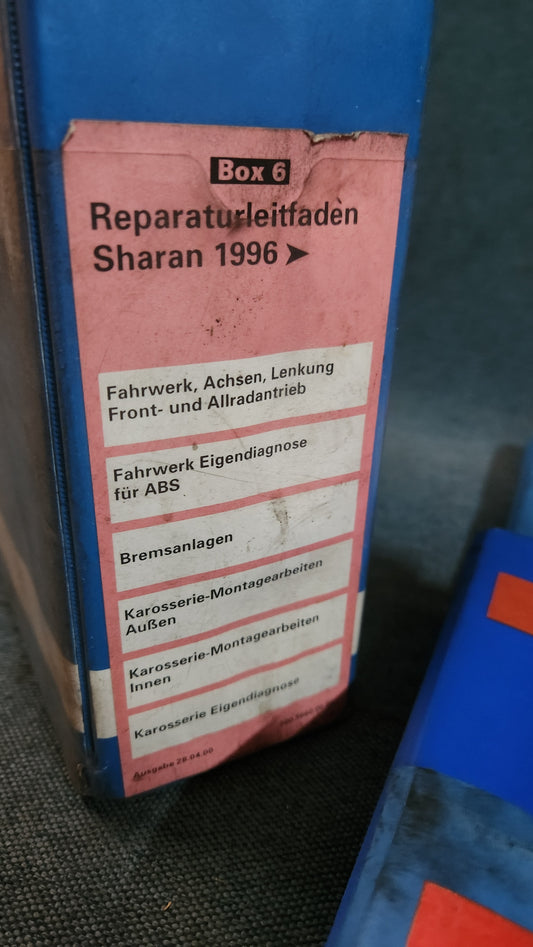 VW Sharan Repararurleitfaden Werkstattbuch