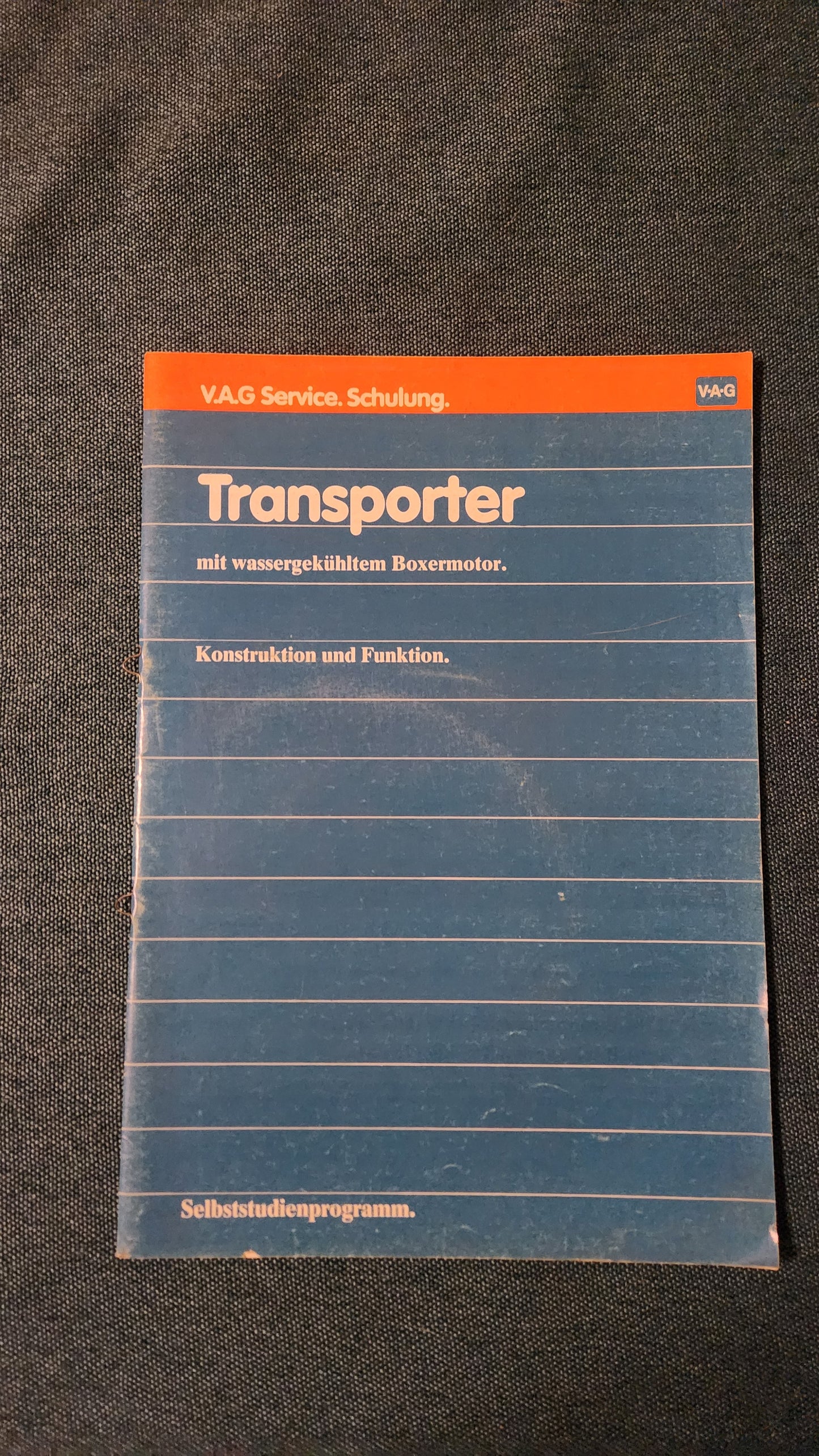 Transporter T3 mit wassergekühltem Boxermotor Reparaturleitfaden Selbststudienprogramm  Werkstattbuch