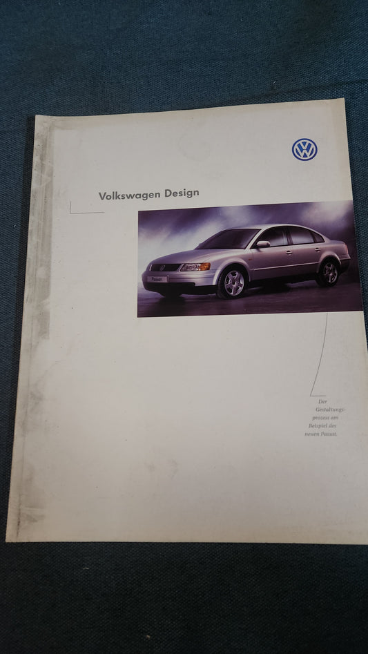 Passat 3B B5 Volkswagen Design Prospekt Heft Buch