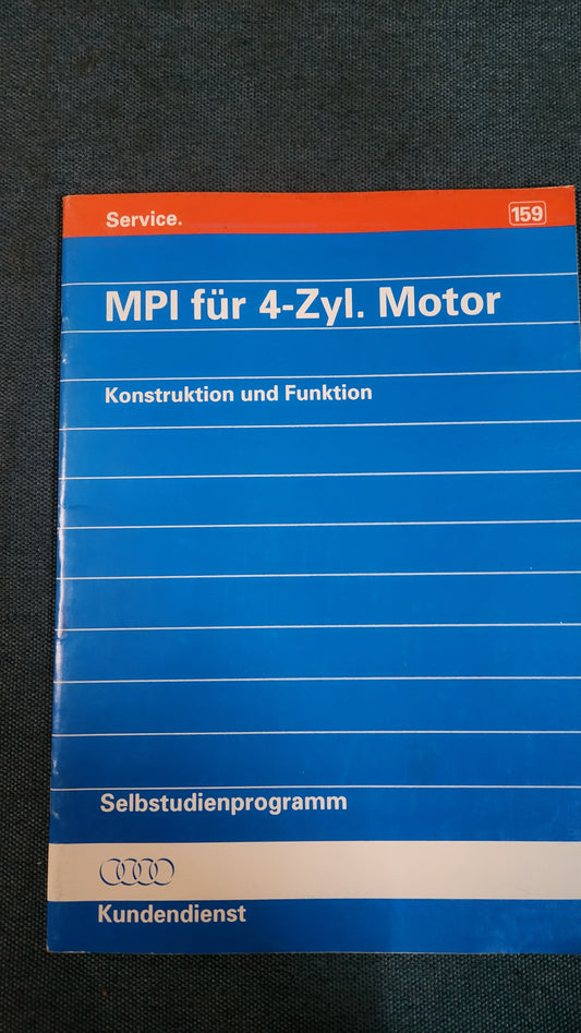 MPI for 4-cylinder engine self-study program no. 159 repair manual workshop manual