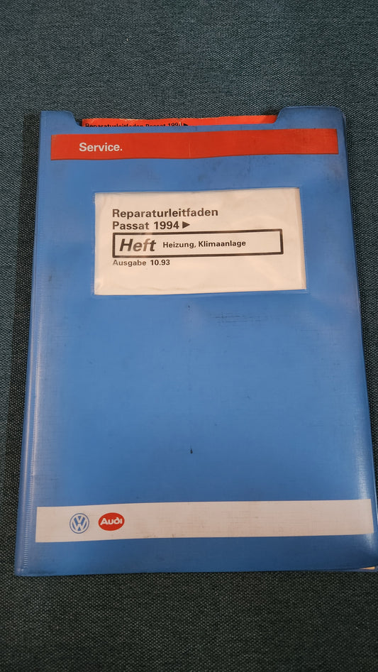 Passat B4 Heating Air Conditioning Repair Guide Workshop Manual