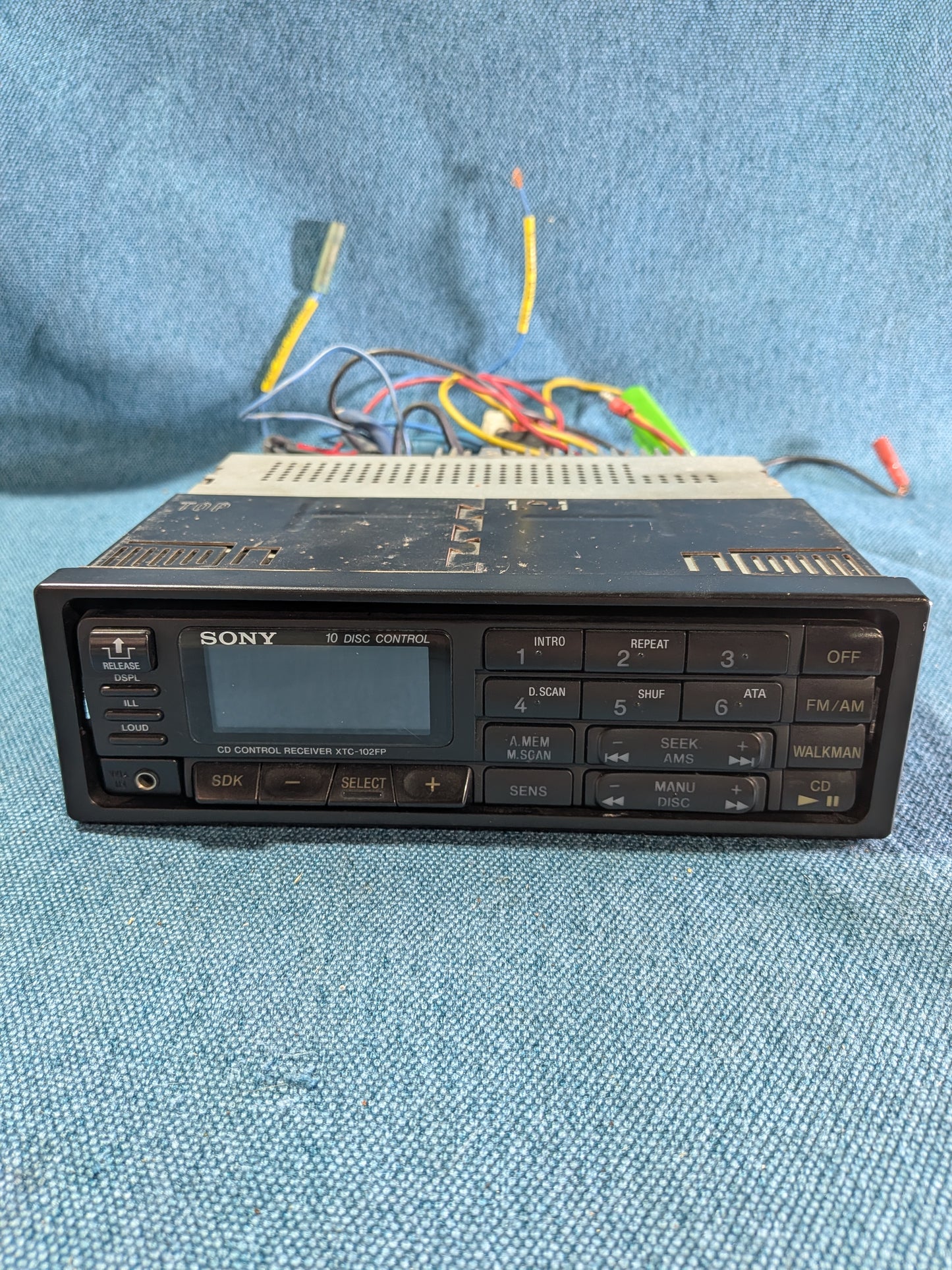 Radio Sony XTC-102FP Disc Control Used E11