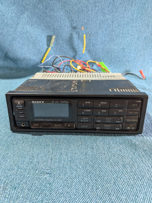 Radio Sony XTC-102FP Disc Control Used E11
