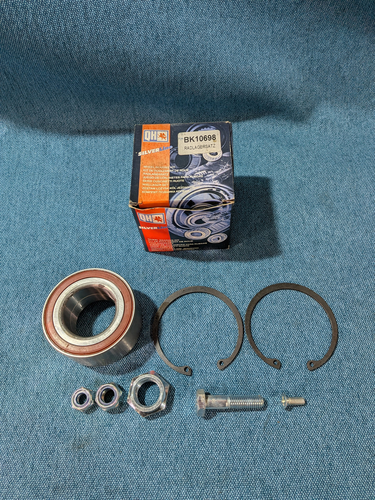 Front wheel bearing kit Quinton Hazell BK10698 Caddy 2 9KV/Corrado/Golf/Jetta/2/3/4/Vento/Cabrio/Passat B3/Polo 6N 357498625C NOS/New C10