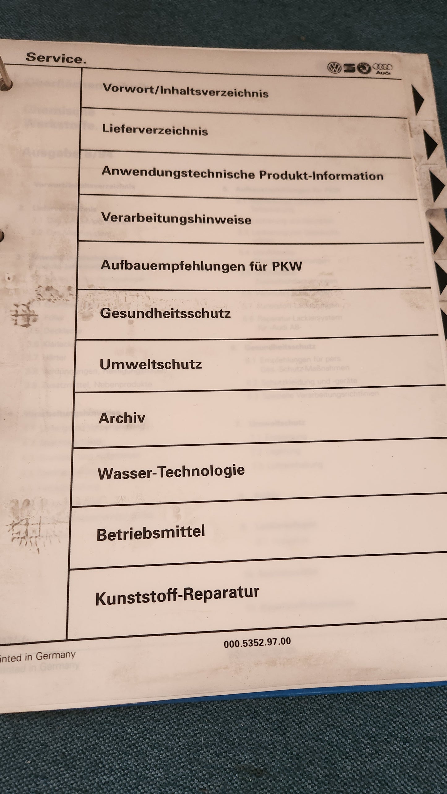 Oberflächentechnik/Chemische Werkstoffe Reparaturleitfaden Werkstattbuch