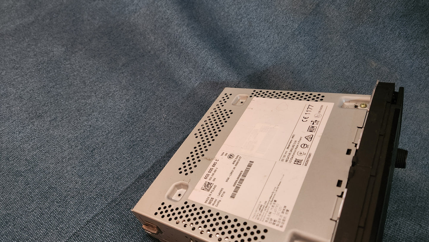 Polo 6 C/R  V Radio Bedieneinheit 6c0035885C Gebraucht A3