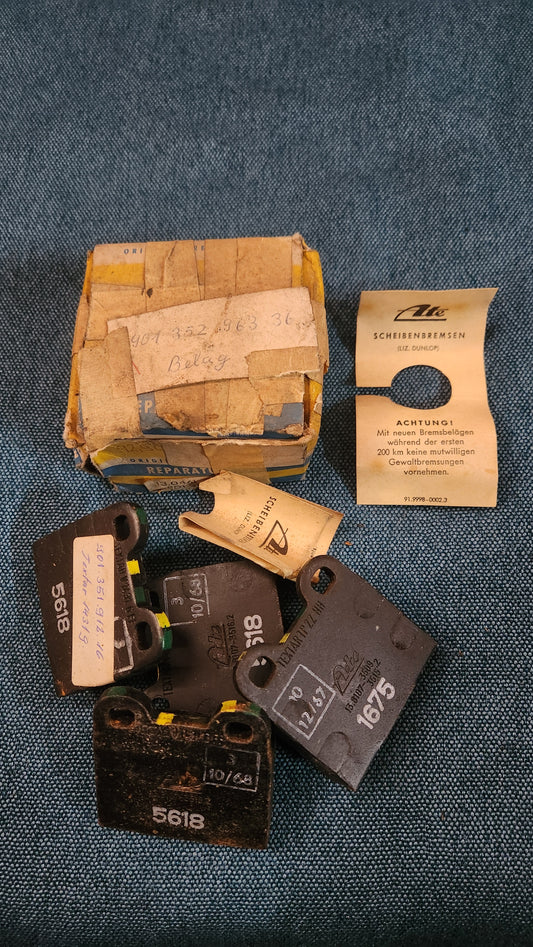 Porsche 911 356 Bremsklötze 90135296336 Nos G4