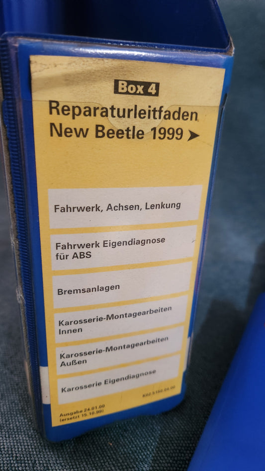 New Beetle Reparaturleitfaden Werkstattbuch