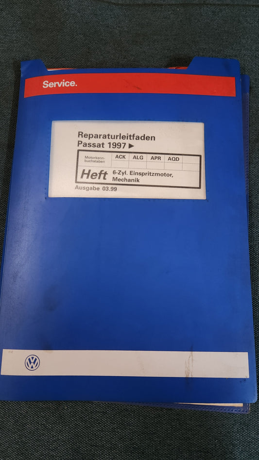 Passat 3B/BG ACK ALG APR AQD Motor Reparaturleitfaden Werkstattbuch