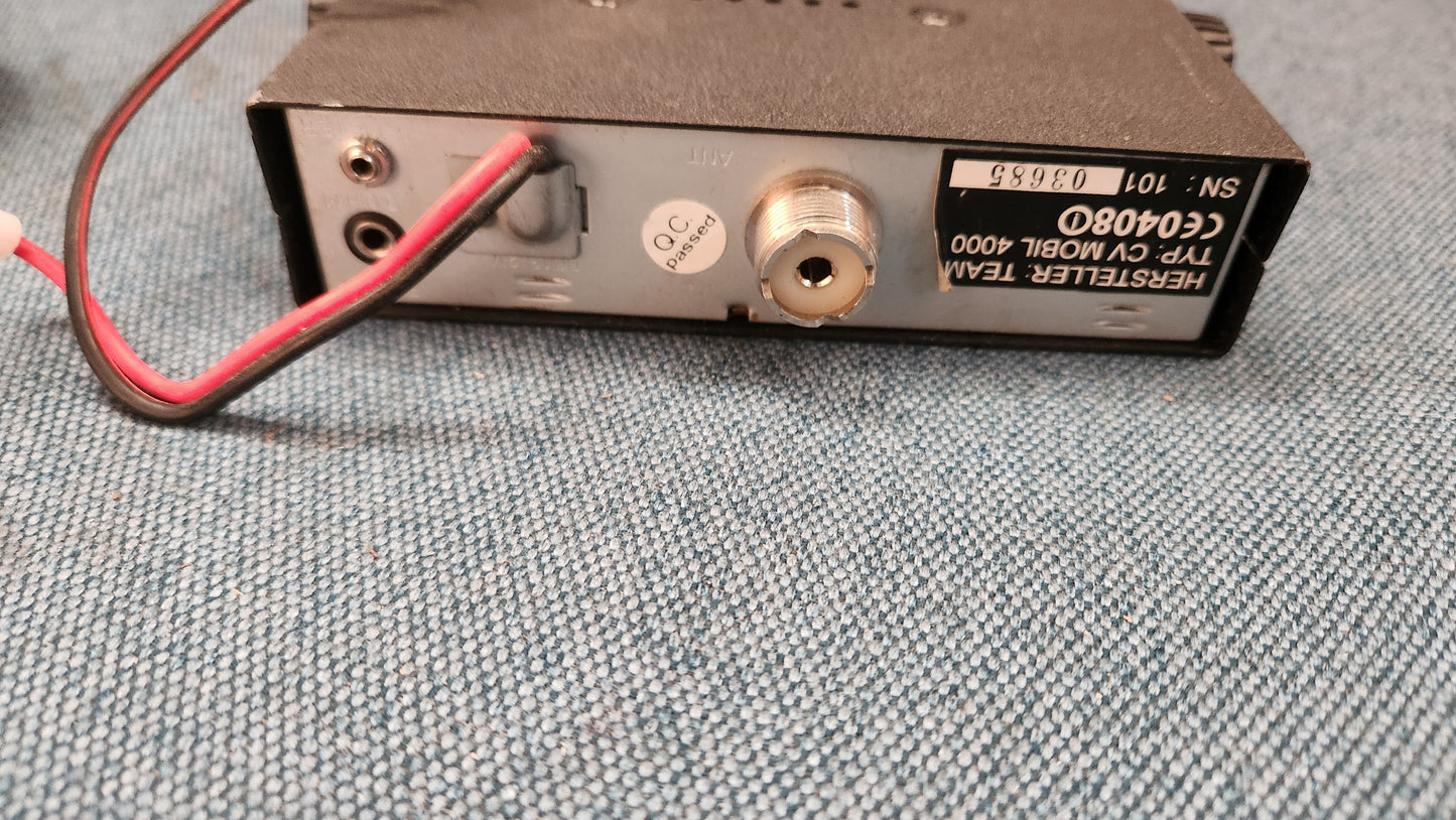 Team CV Mobil 4000 radio, vintage, used, B3