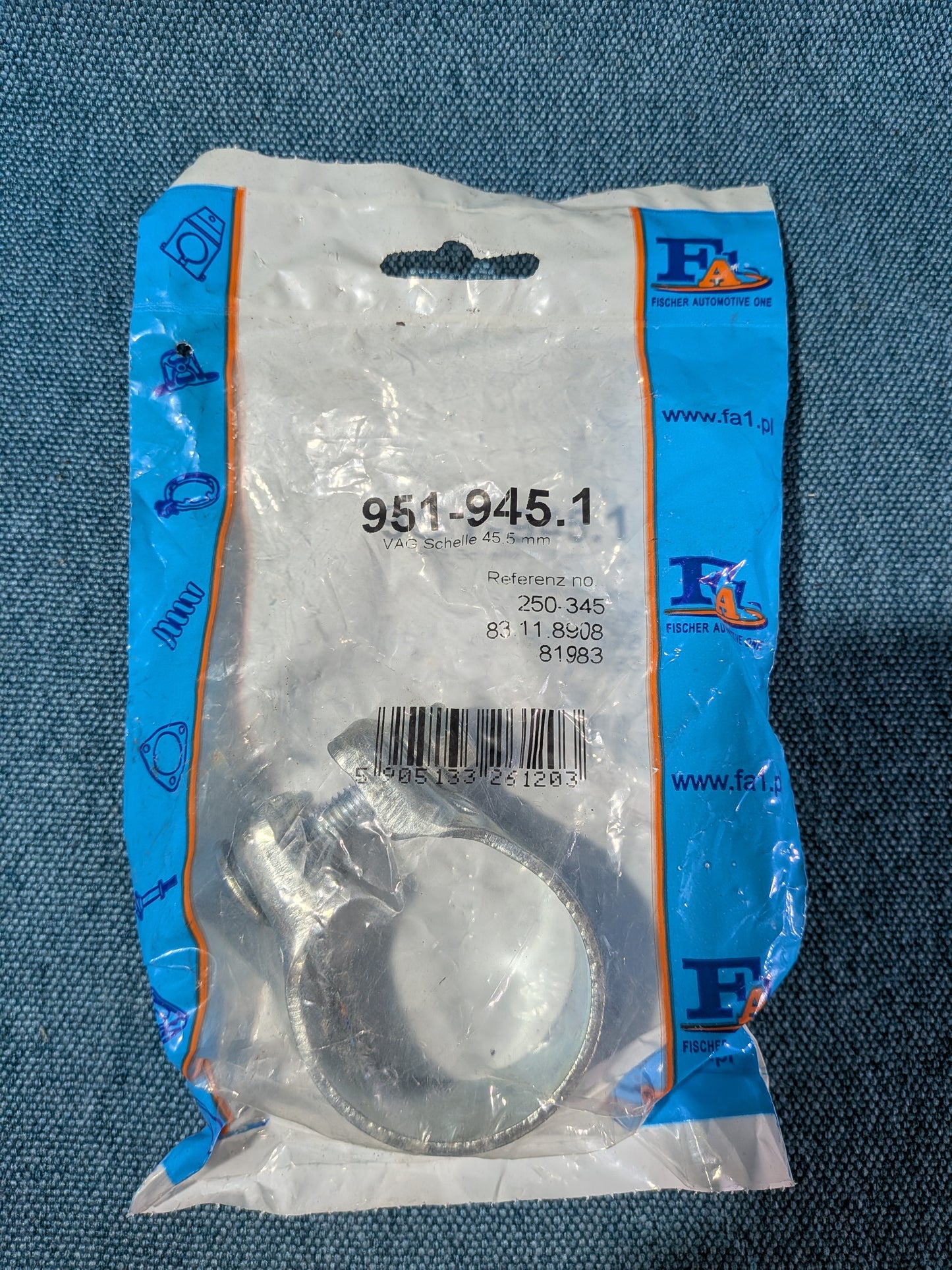 Exhaust Clamp FA1 45.5mm 83118908 NOS/New B4