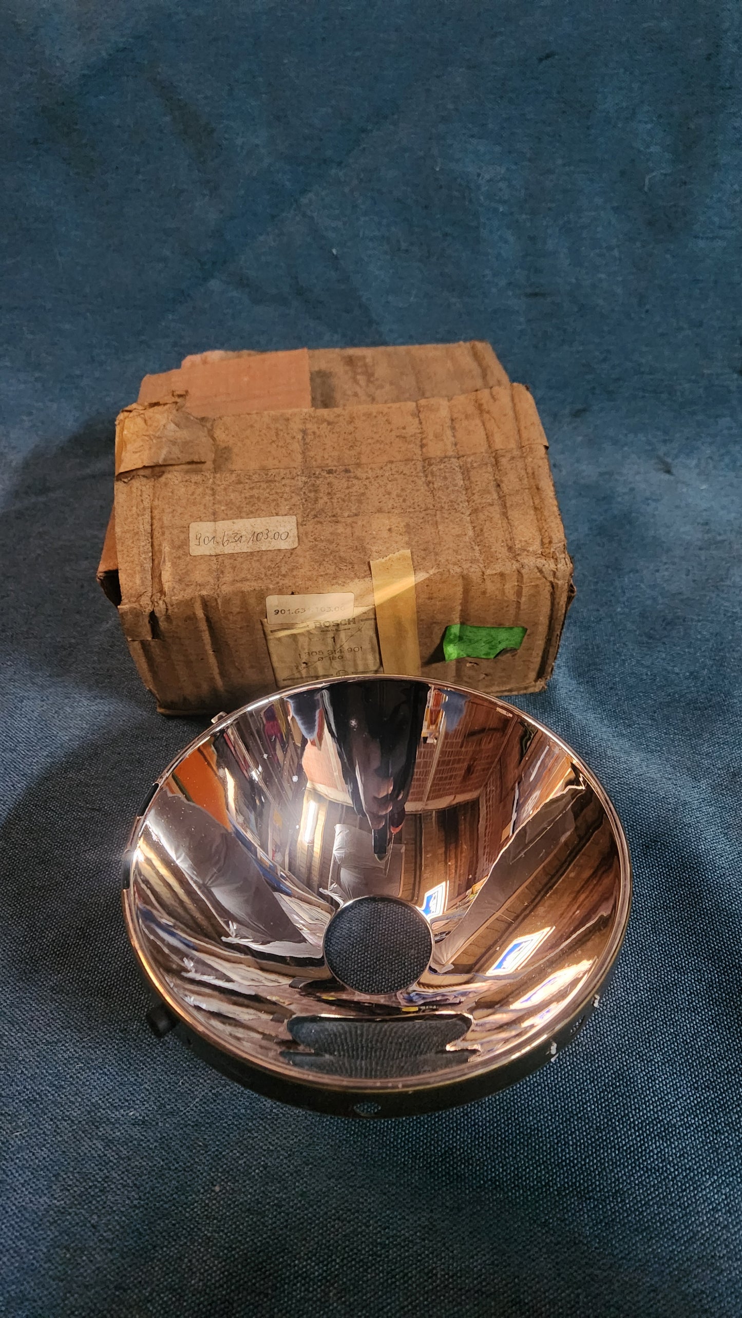 Porsche 911 Reflektor Scheinwerfer 90163110300 Nos E5