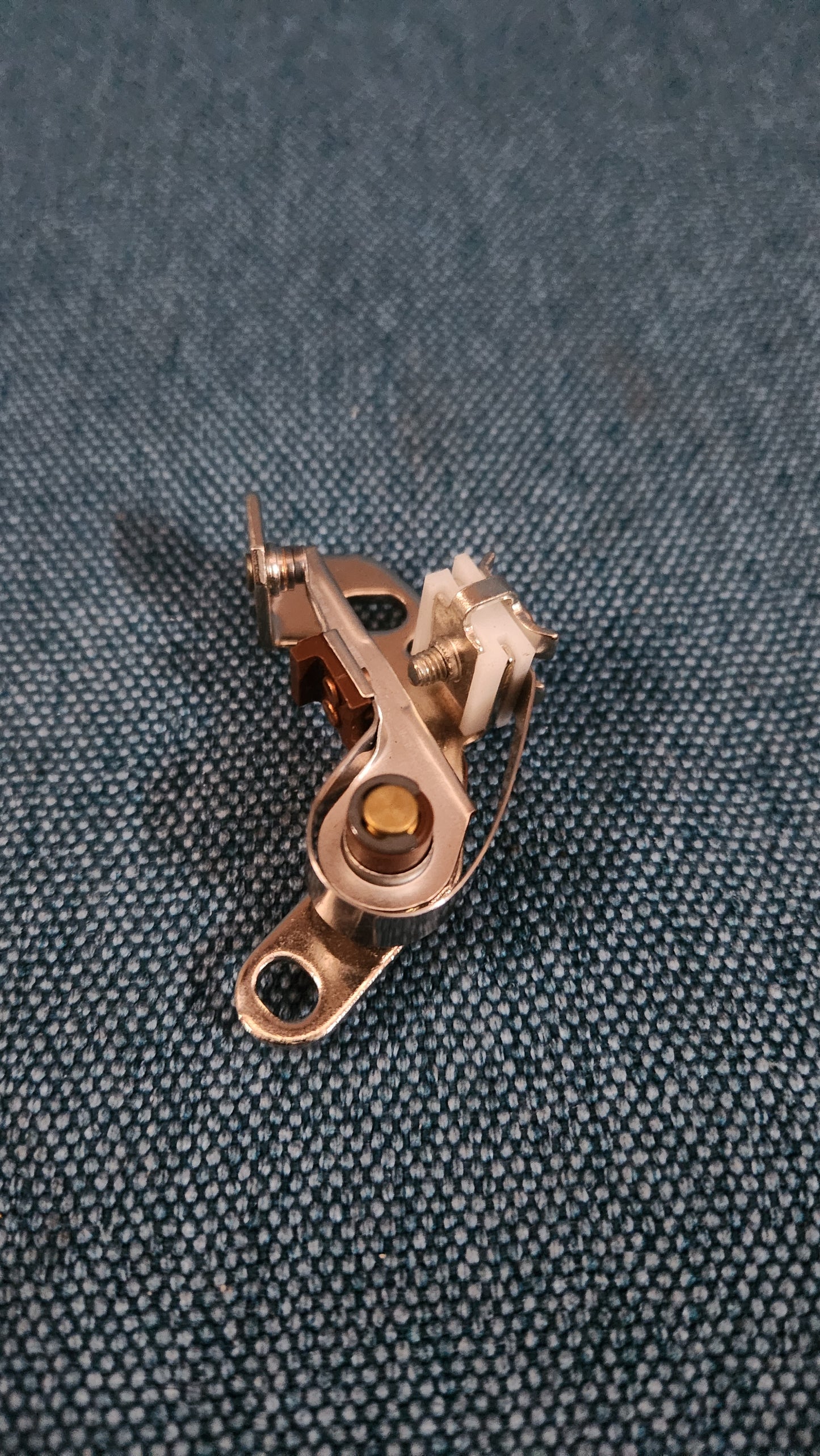 Ignition Contact Set Fiat 124/125/127/130/131/850 Without Cable NOS/New M8