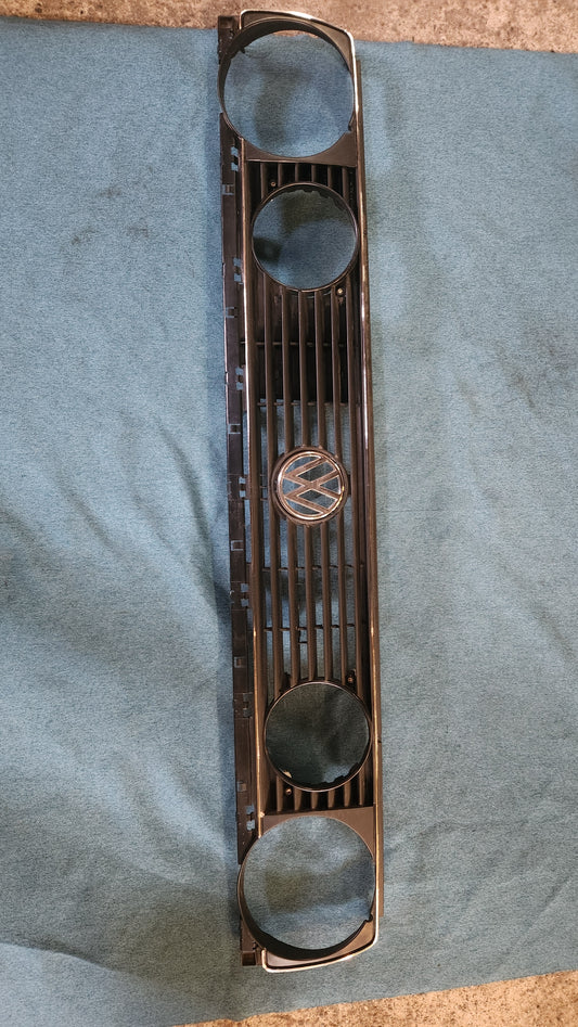 Golf 2/Jetta2 Grill Chromkeder 7 Rippen 191853653H Nos T1/2