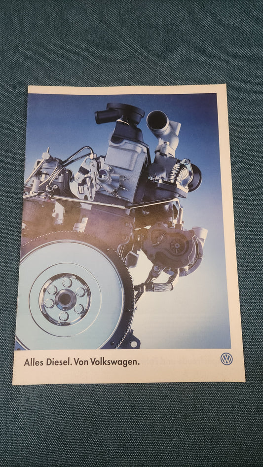 All Diesel From Volkswagen Brochure