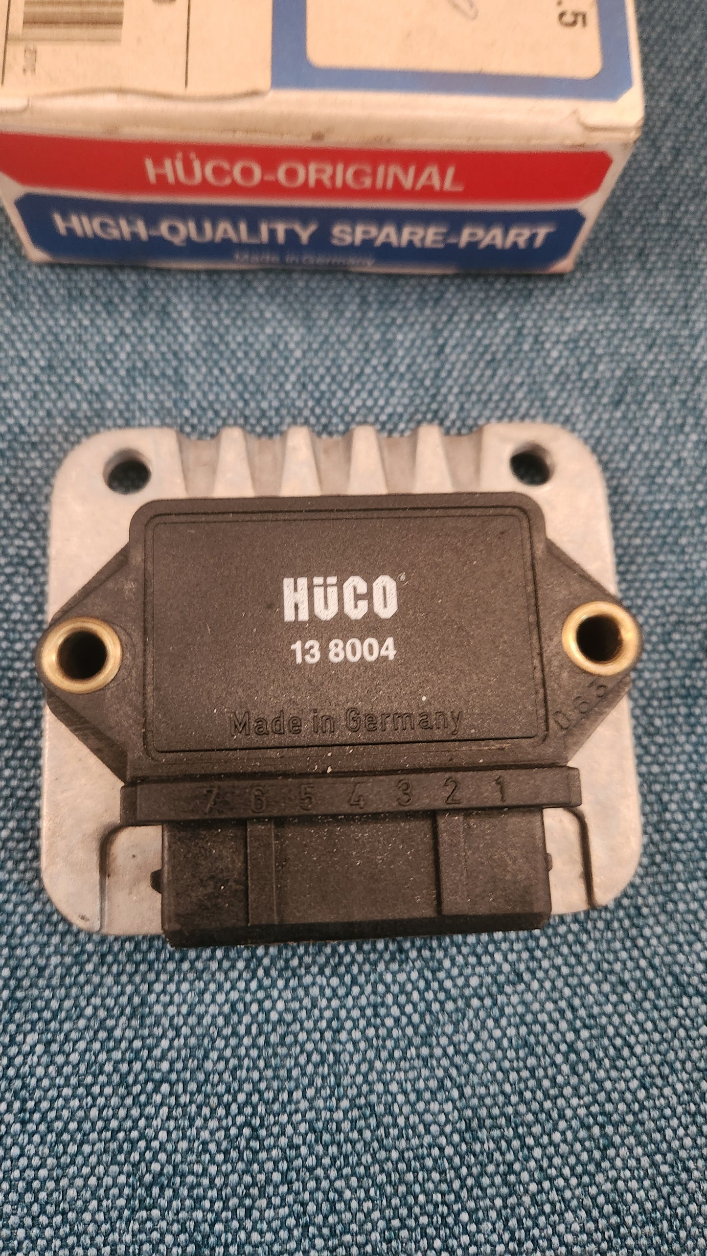 Ignition Control Unit Hüco Golf/Jetta/2/Passat B3/B4/Polo86C/T3 Bus/Scirocco2/Caddy14D/Audi 80/90/B2/B3/100/200/C3 191905351B NOS/New M6