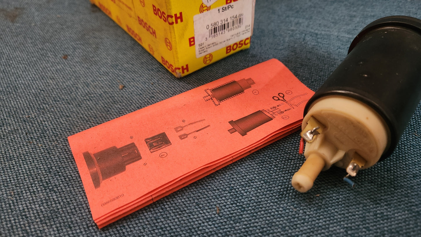 Bosch fuel pump Opel Astra Ascona Kadett Corsa Vectra 0580314154 Nos A3