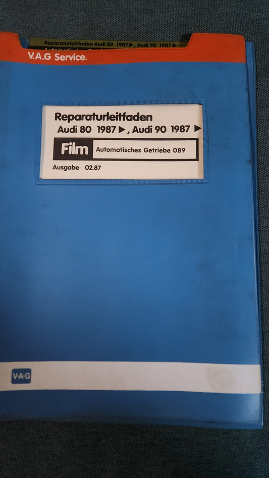Audi 80/90 B3 Automatisches Getriebe 089 Reparaturleitfaden Werkstattbuch