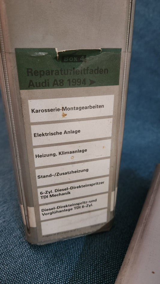 Audi A8 Repair Manual Workshop Book