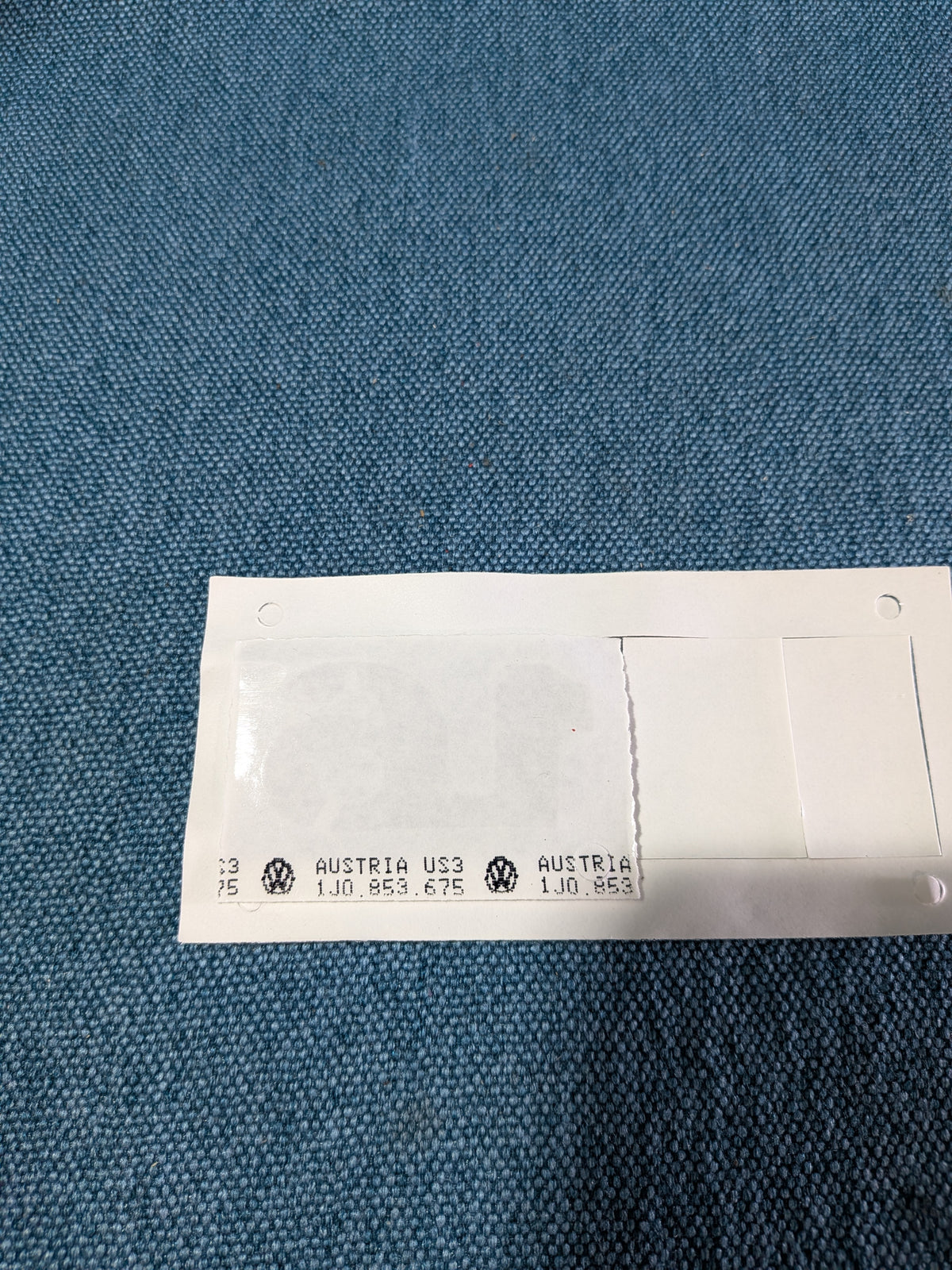 Schriftzug 1.6 Emblem Golf4/Bora 1J0853675 NOS E12