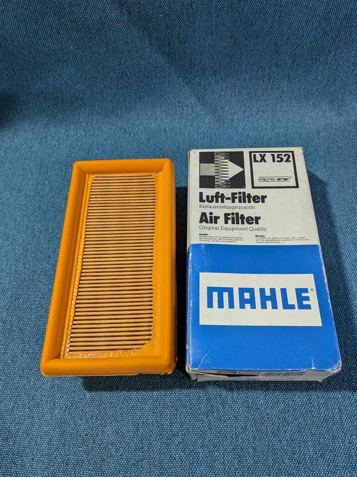 Air filter Mahle LX152 Fiat/Panda/Tipo/Uno 71736127 NOS/New A27