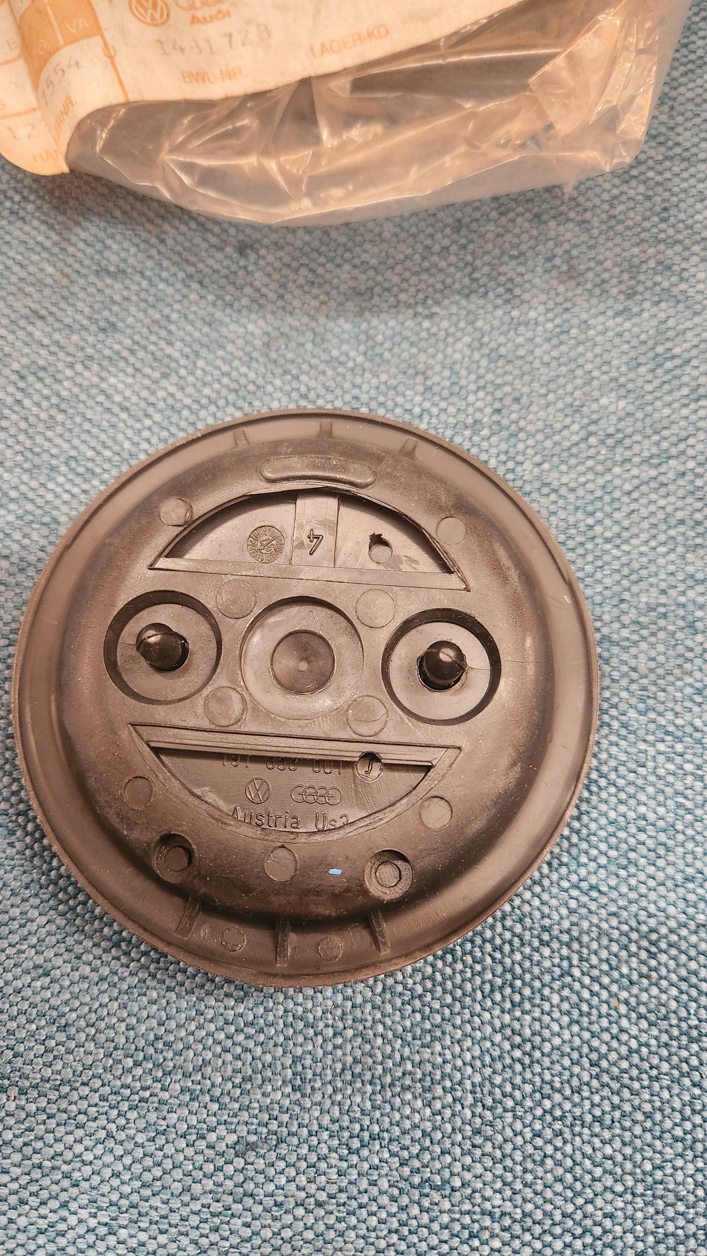 Golf/Jetta2 Emblem/Schriftzug Hinten Schwarz 191853601J Nos H7