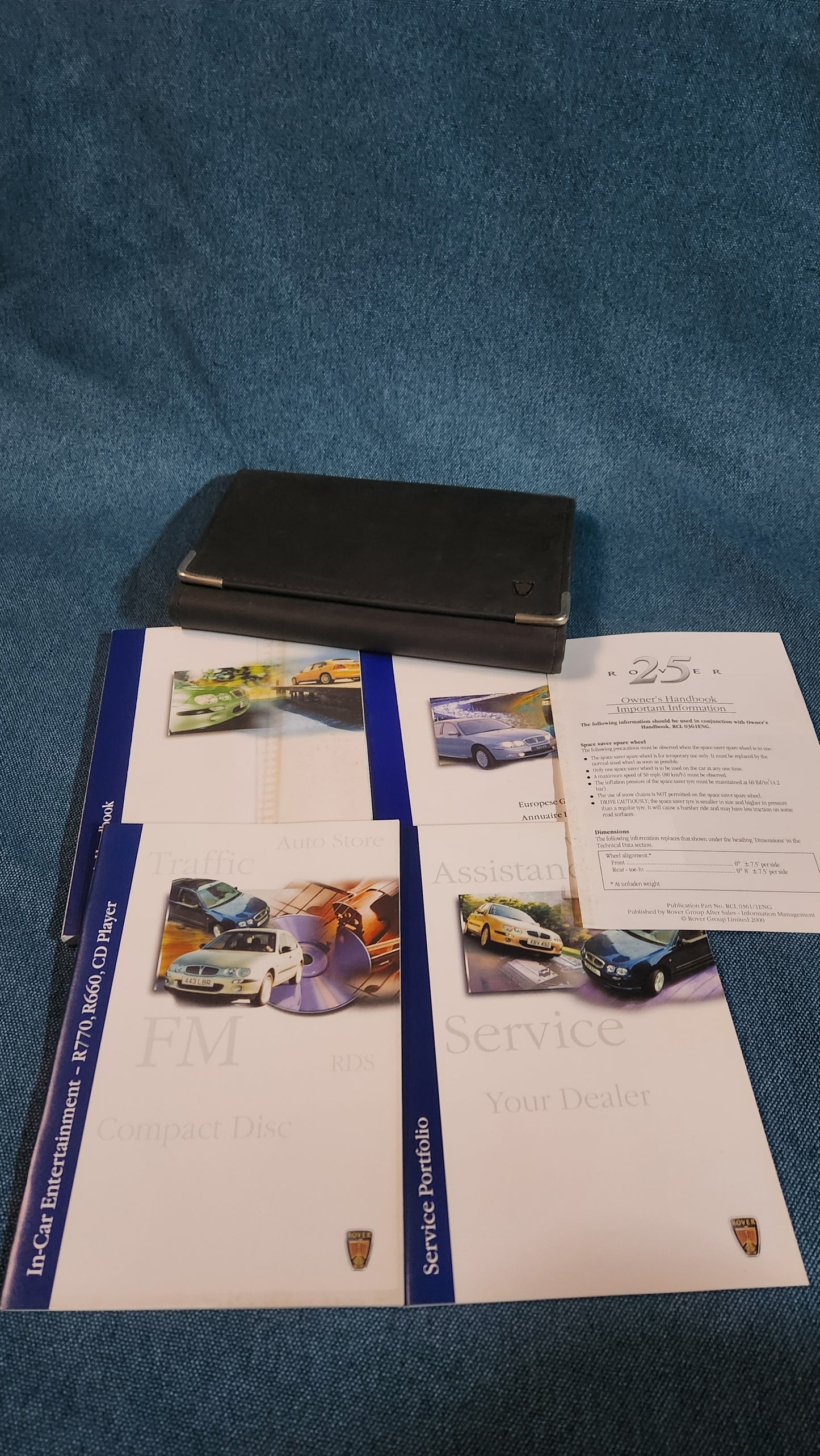 Rover 25 MG MGF Bordbuch Heft Mappe Betriebsanleitung Bedienungsanleitung C6