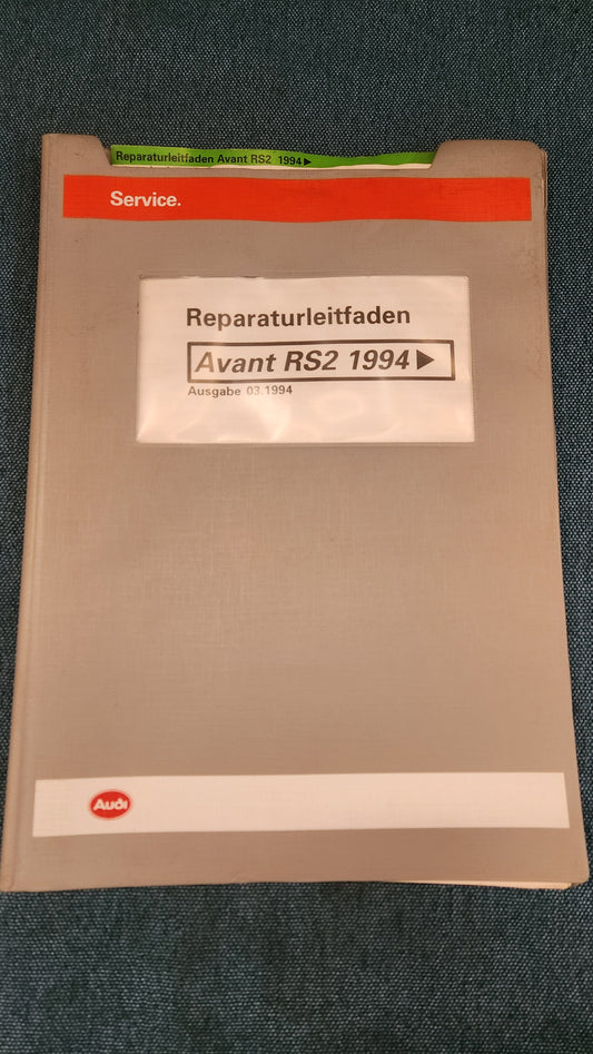Audi Rs2 Avant Audi 80 B4 Reparaturleitfaden Werkstattbuch Rarität