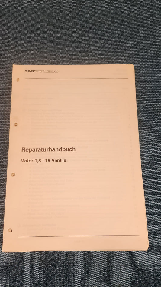 Repair manual, workshop manual