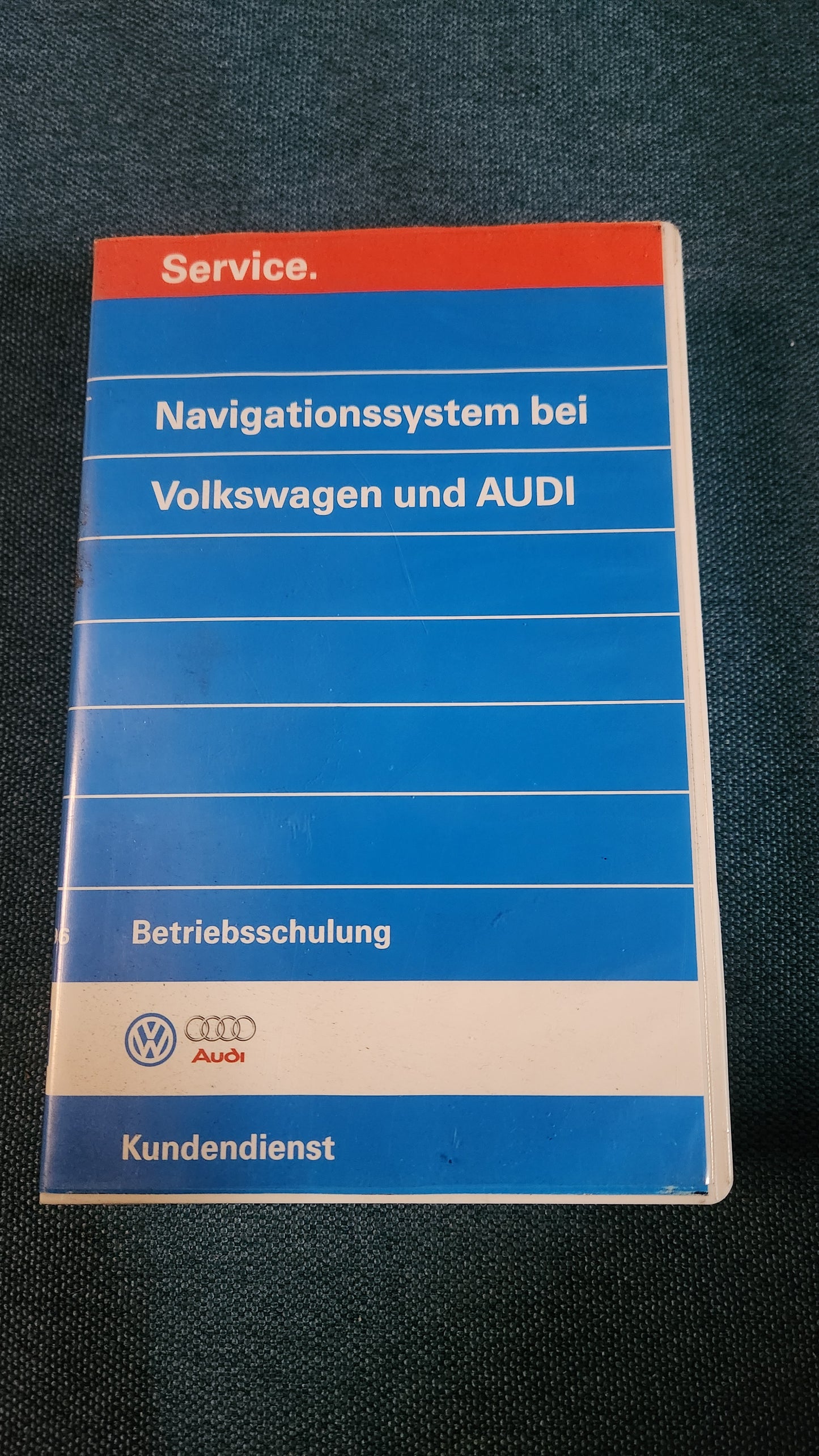Navigationssystem bei Volkswagen und Audi Reparaturleitfaden Werkstattfilm VHS