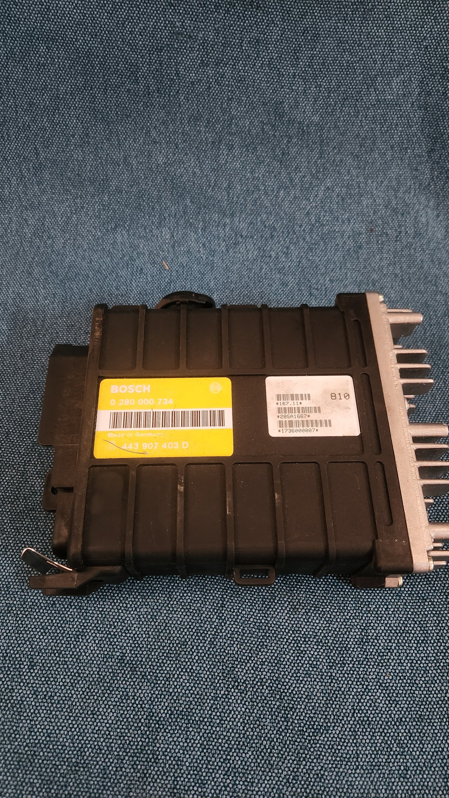 Motorsteuergerät Golf/Jetta/2/Audi 80/B3/100/C3 1,8L RP/4B/PM  443907403D Nos M4