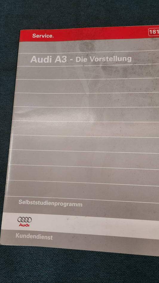 Audi A3 8L - Die Vorstellung Selbststudienprogramm Nr. 181 Reparaturleitfaden Werkstattbuch