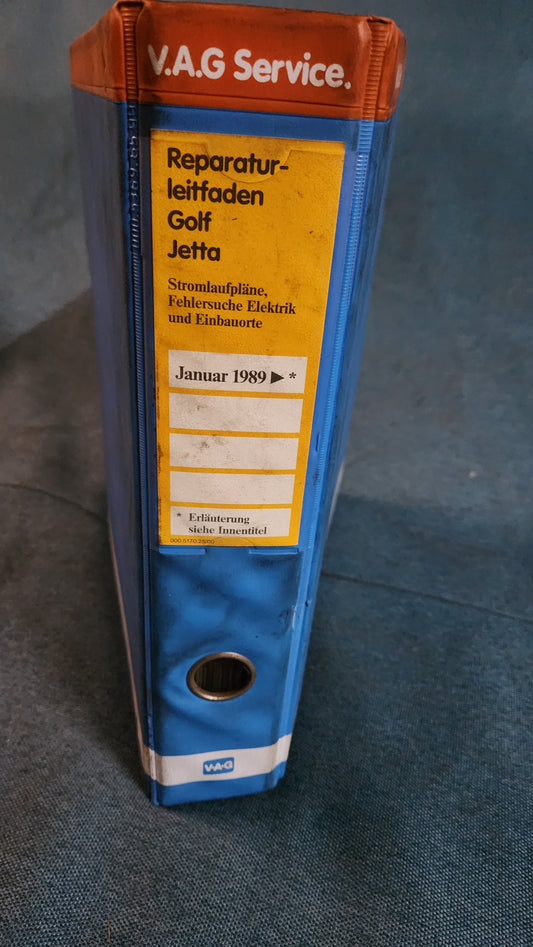Golf 2 /Jetta 2 Stromlaufpläne Reparaturleitfaden Werkstattbuch