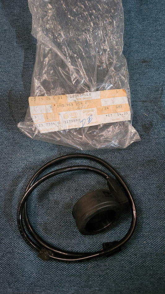 Lesespule für Wegfahrsperre Golf3/Caddy9kv/Corrado/LT2/Passat B4/T4/Polo6N/Vento 1H0953254E Nos G2