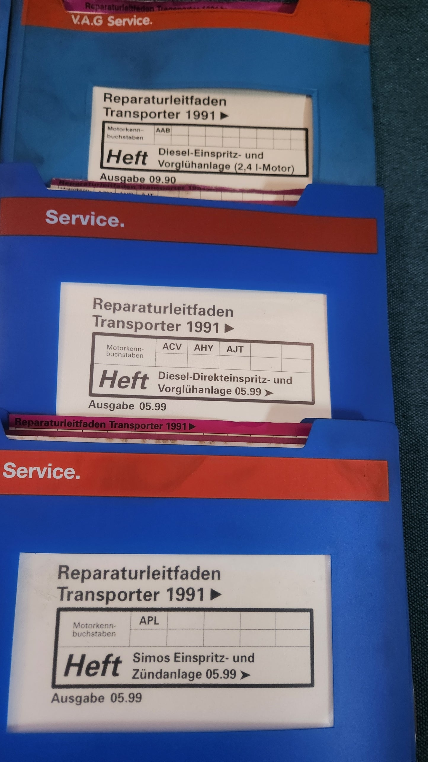 T4 Bus Transporter Reparaturleitfaden Werkstattbuch Z1