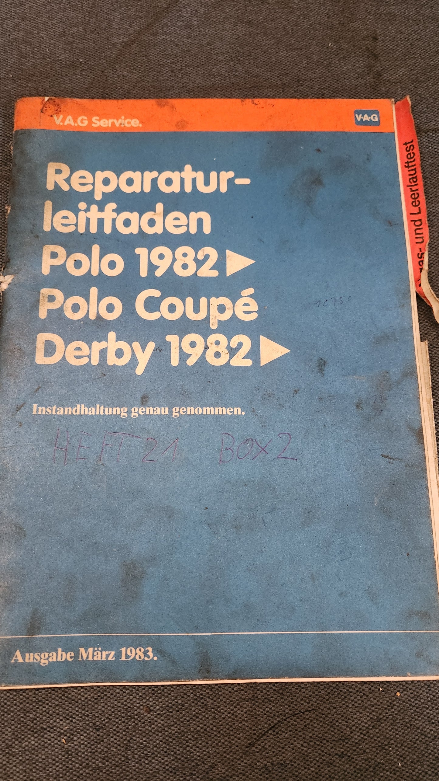 Polo 1/86C Derby Audi 50 Reparaturleitfaden Werkstattbuch
