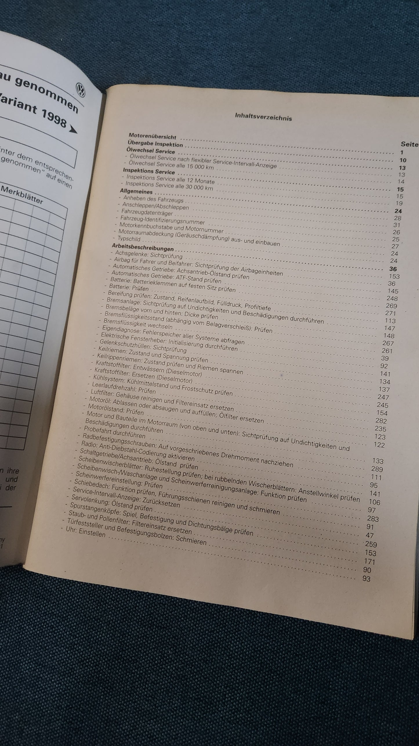 Polo 6N Classic Variant Instandhaltung genau genommen Reparaturleitfaden Werkstattbuch 1996/1998