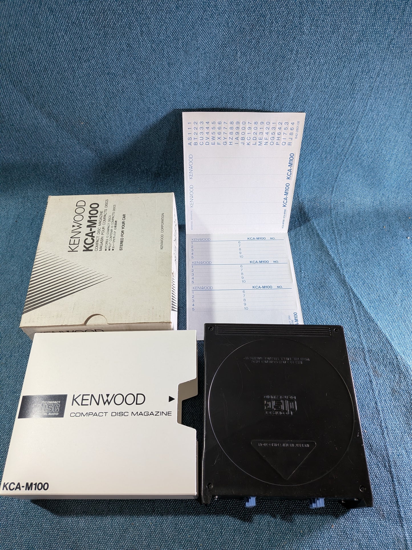 Compact Disc Changer CD Changer Kenwood KCA-M100 NOS/New E11