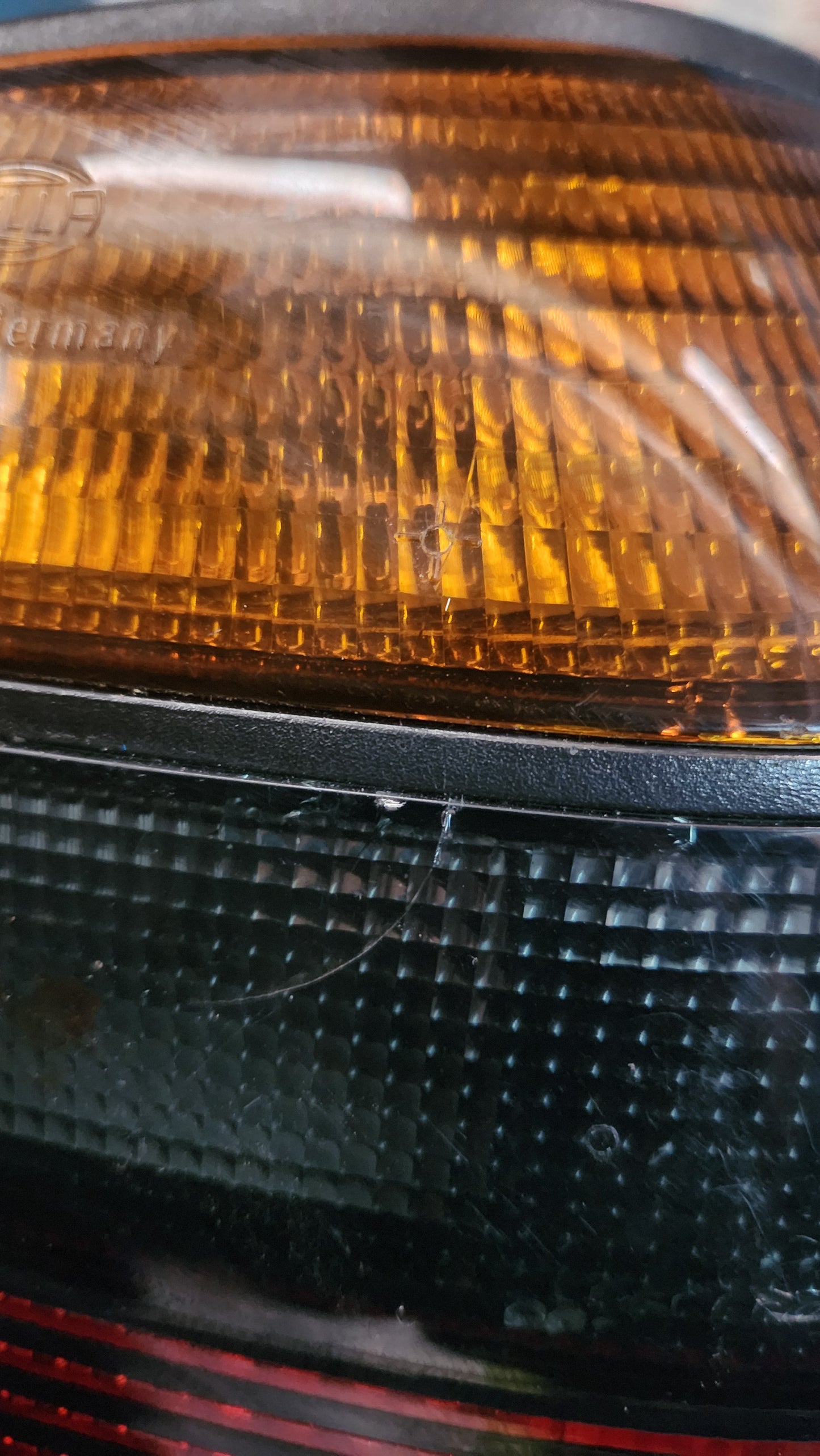 Golf 3/4 Cabrio Rückleuchte Rücklicht Schwarz Dunkel 1H6945112B Nos G4