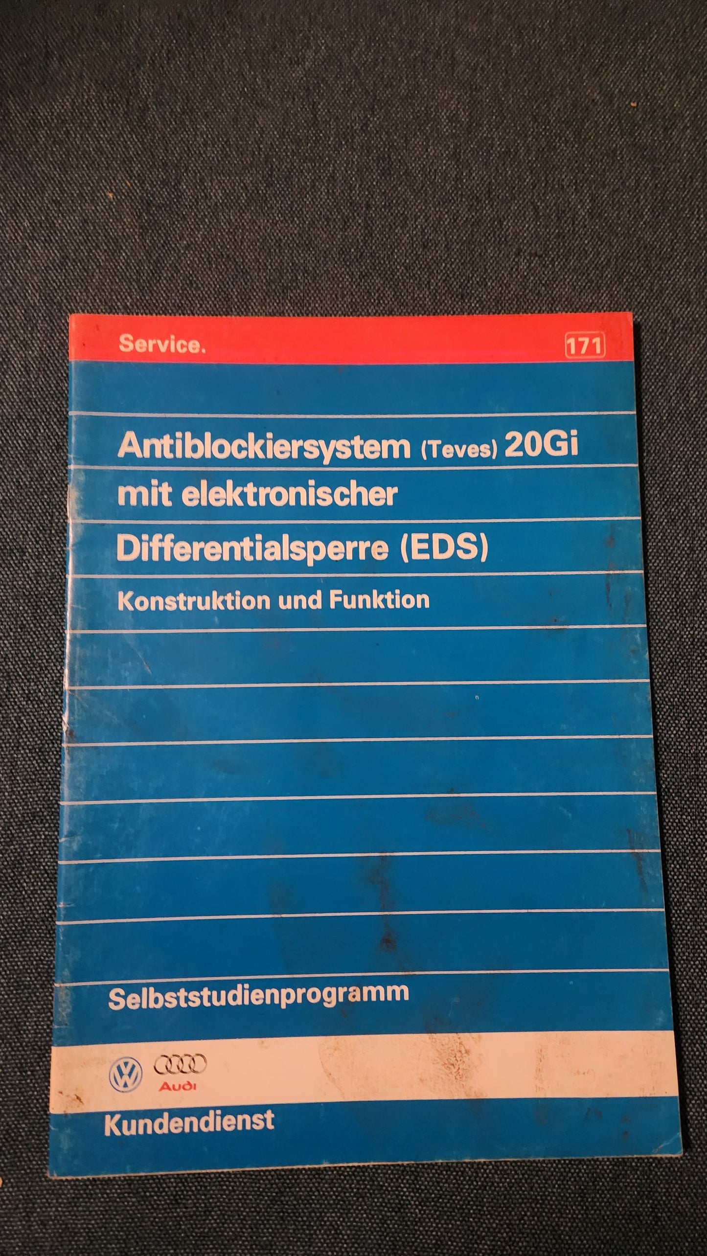 Antiblockiersystem (Teves) mit elektronischer Differentialsperre (EDS)  Selbststudienpogramm Nr. 171 Werkstattbuch Reparaturleitfaden