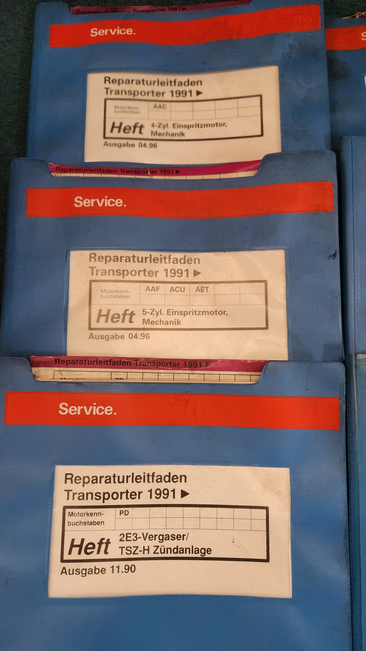 T4 Bus Reparaturleitfaden Werkstattbuch Z1