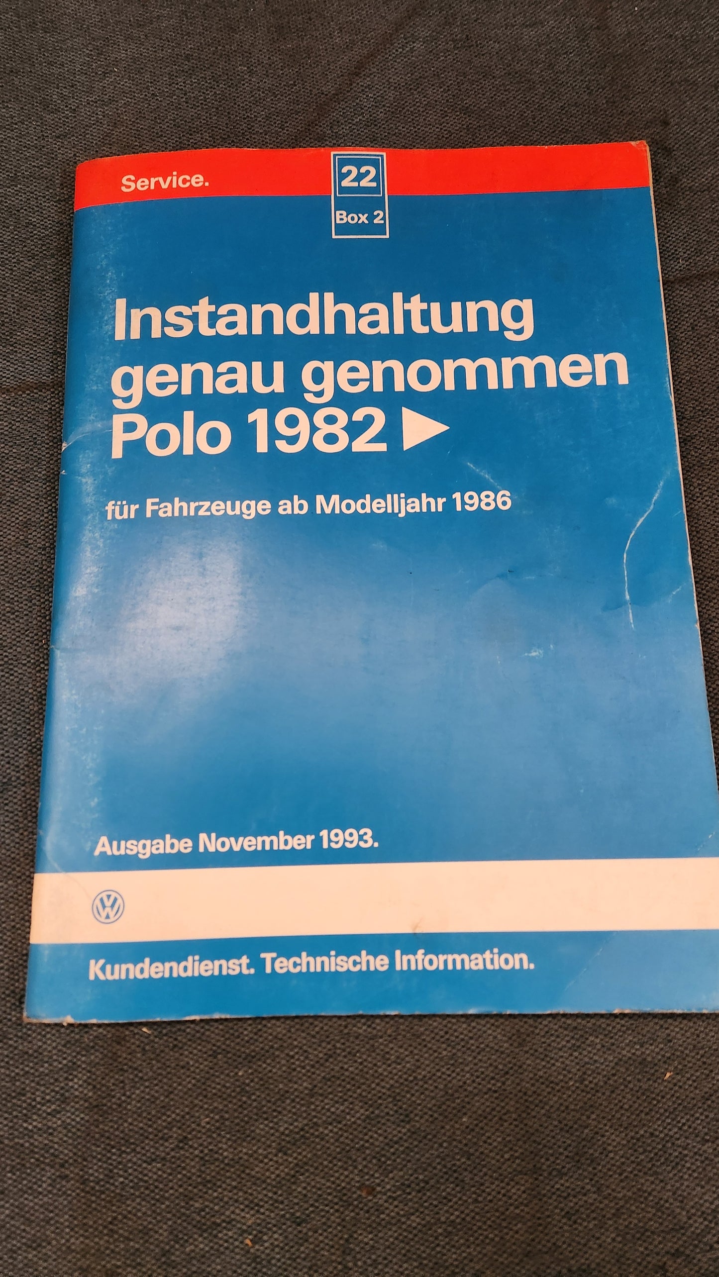 Polo 86C Instandhaltung genau genommen Reparaturleitfaden Werkstattbuch