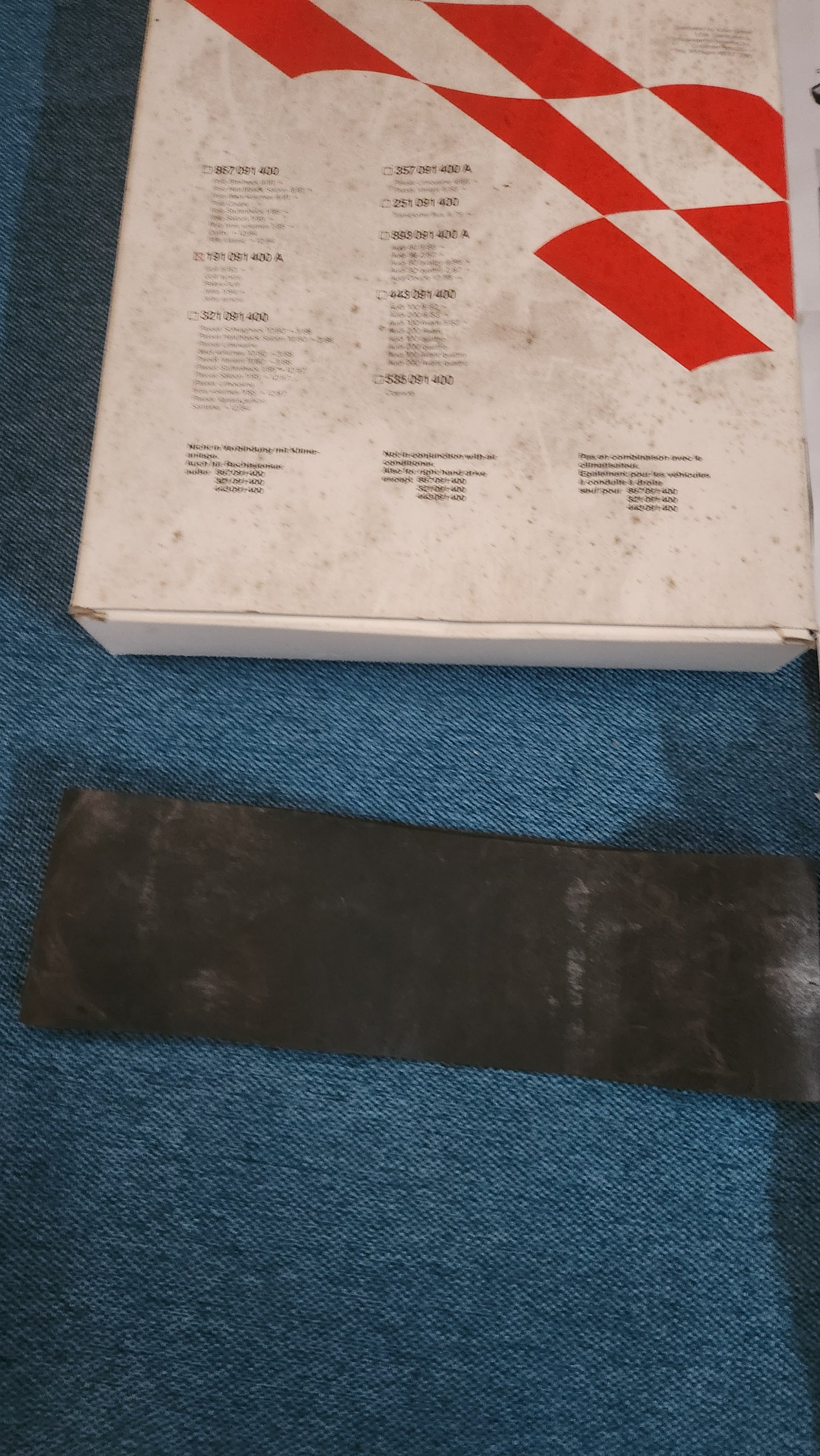 Pollenfilter Votex Nachrüstset Selten Golf/Jetta2 Rallye G60 191091400A Nos K5/M3