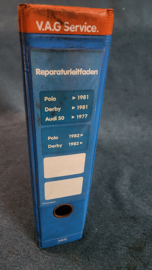 Polo 1/86c Audi 50 Derby Reparaturleitfaden Werkstattbuch