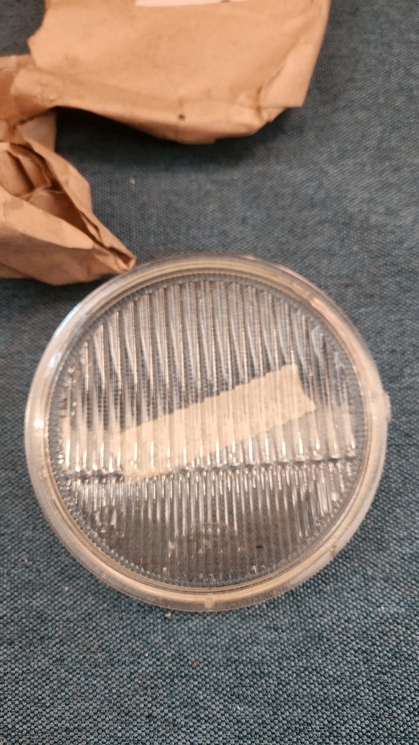 Porsche 914 Nebelscheinwerfer Glas 91463195210 Nos E7