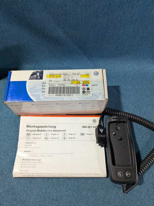 Mobile phone holder Nokia mobile phone Passat/3B/BG/Golf4/Bora 3B0051435AL NOS B4