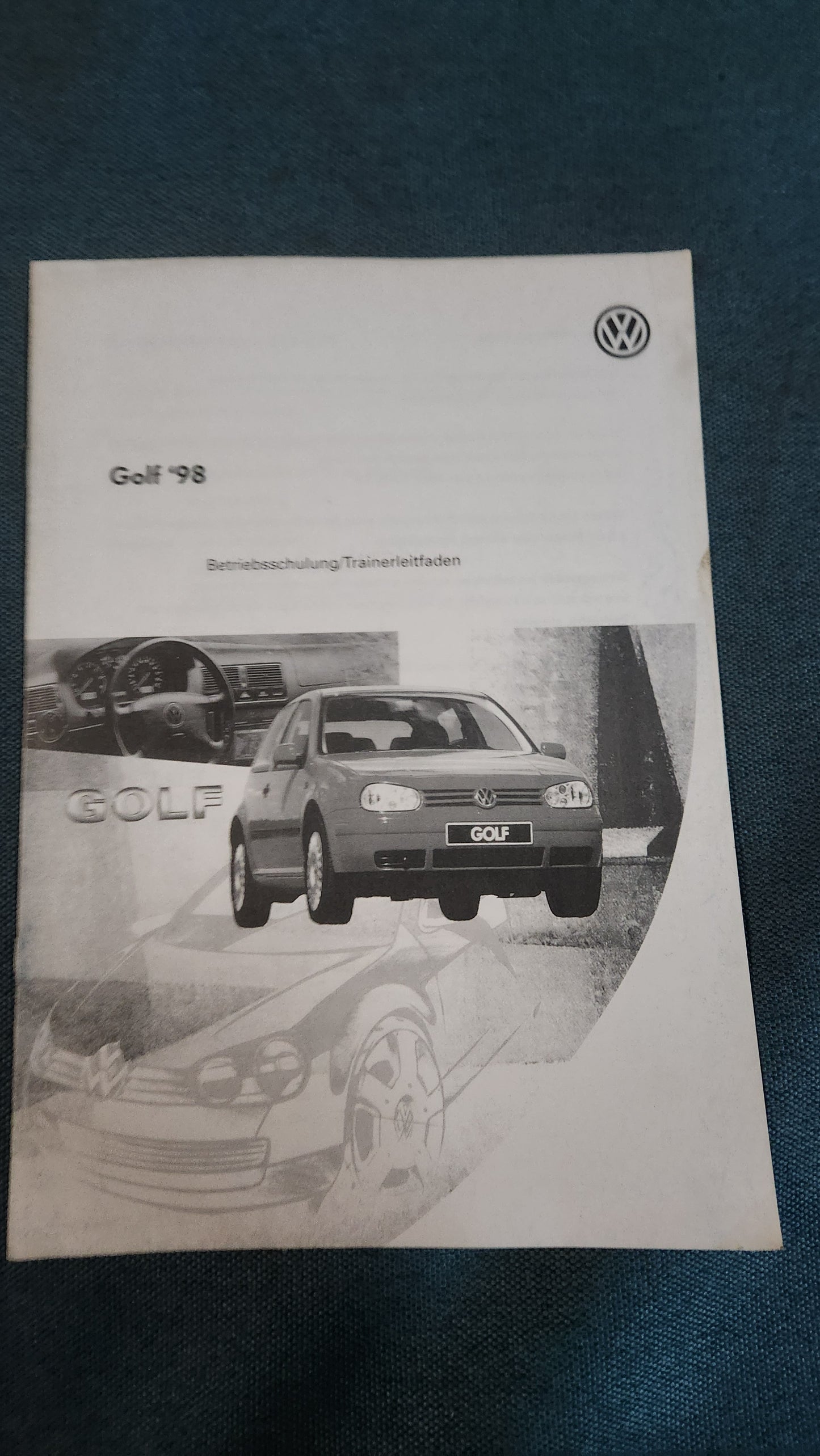 Golf 4 98 Operating Training Guide VW