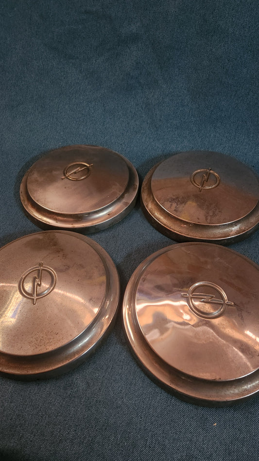 Opel Chrom Radkappen Manta Kadett Ascona Gebraucht D6