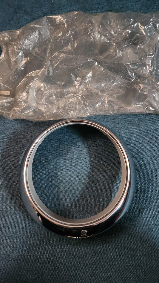 Porsche 911 Chrom Scheinwerferabdeckung Scheinwerferring 90163110202 Nos E8