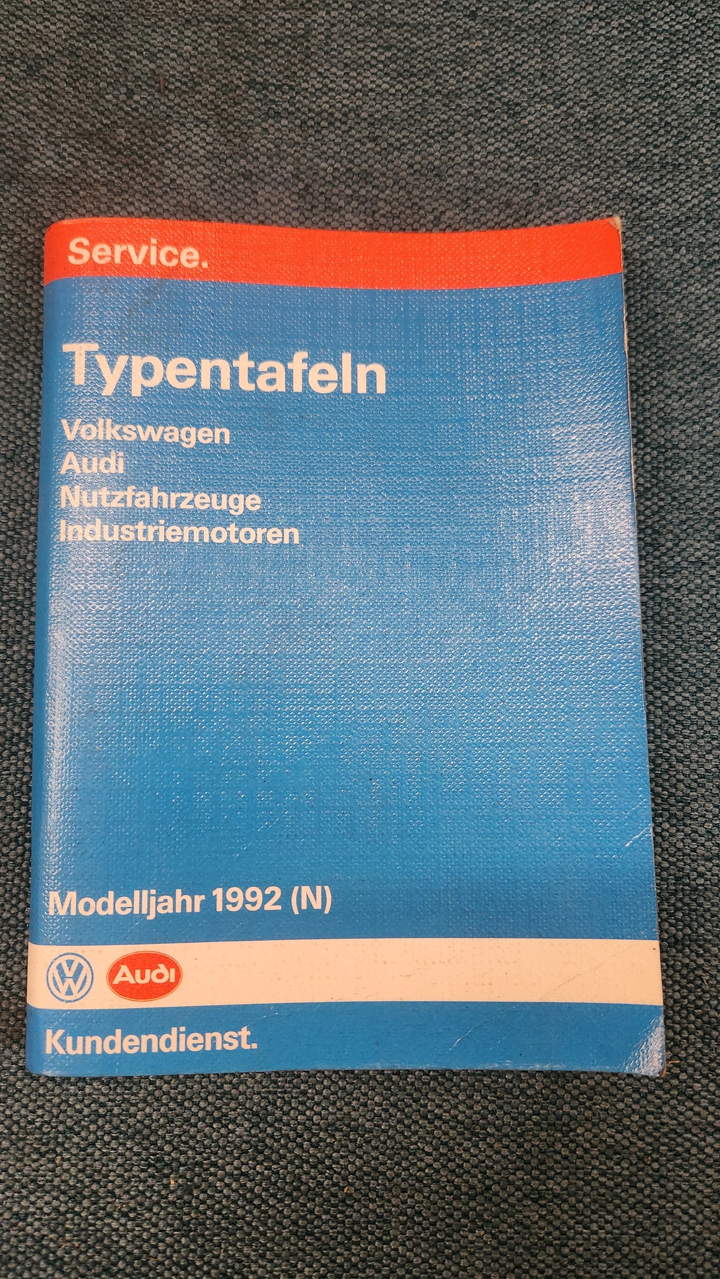 Typentafeln Reparaturleitfaden Werkstattbuch